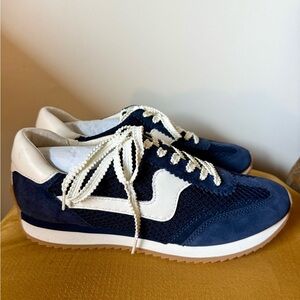 Dolce Vita Navy and White Sneakers